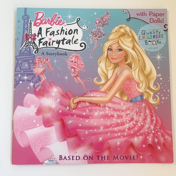Barbie A Fashion Fairytale Paperback Book - Picture 1 of 1